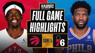 RAPTORS at 76ERS | FULL GAME HIGHLIGHTS | April 25, 2022