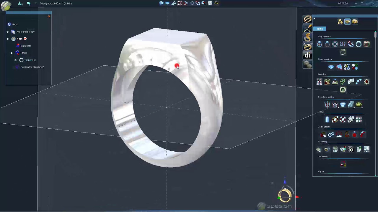 3Design in Action - Signet Ring Builder
