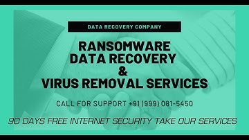 Ransomware Data Recovery and Virus Removal Services
