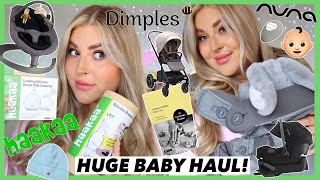 NEWBORN BABY HAUL! 👶🏻 the necessities I've got for my baby! 🤰🏼 stroller, carseat \& more!