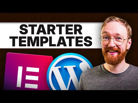 How to Use Starter Templates on WordPress with Elementor