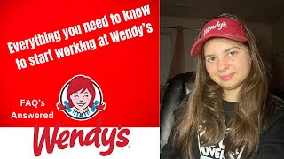 All about getting a job at Wendy’s