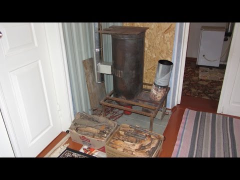 Печка в гараже своими руками на отработке Печка в гараже своими руками на отработке