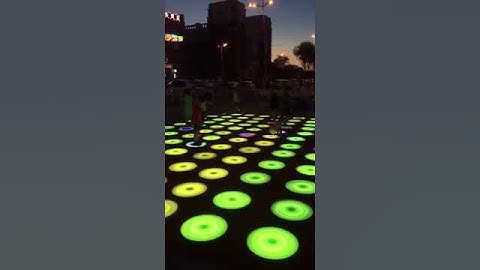 Sensory LED Interactive Floor Tiles #event #led #modern
