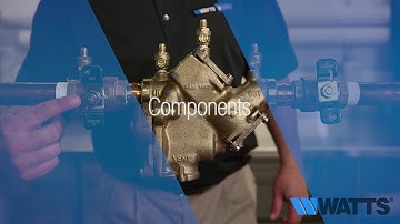 Watts LF909 Reduced Pressure Zone Assembly Sizes 1/4" - 3" - Installation - Subtitles
