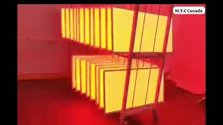 M0834: M.T.C Canada 2x4 LED Panel Light 50W RGB CCT Tunable, Bluetooth , 120-277V, cETL certified 