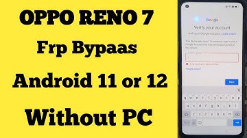 Oppo Reno 7 | Frp Bypass | Android 12 | Without PC | Easy Method | Frp Jugaad - Shadab
