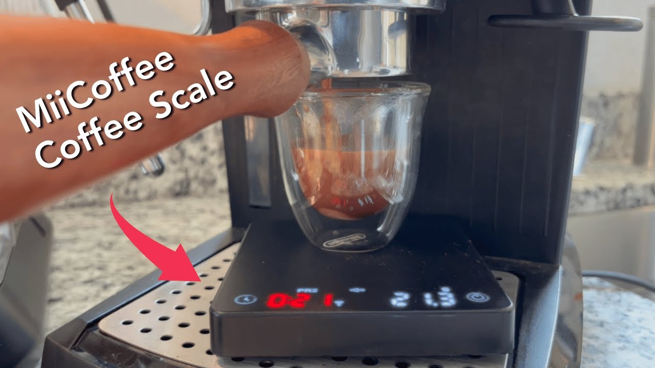 MiiCoffee Nano Pro Coffee Scale with Timer White