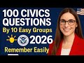 Master All 100 Civics Questions for US Citizenship Interview 2025 - The Easy Way with 10 Groups