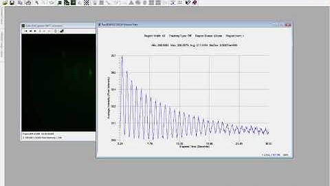 kSA 400 RHEED Analysis Software Feature - Damped Sine Fit