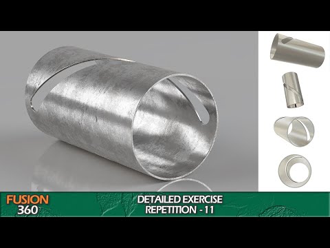 Learn to create a slot on a cylinder in  Fusion 360
