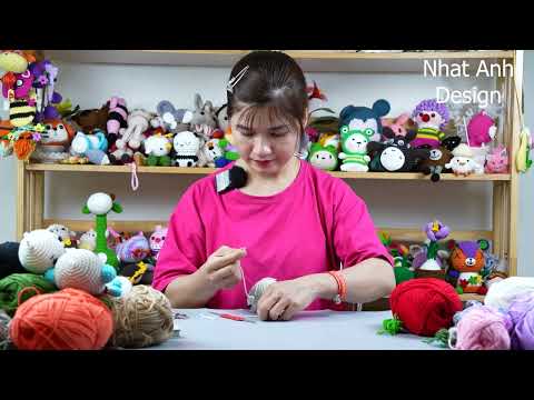 Hướng dẫn làm chú mèo ú đeo túi cá dễ thương - [PART 3] | Nhat Anh Design