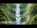 Relaxing Music &amp; Waterfall Sounds - Beautiful Piano Music, Background Music, Sleep Music | 4K