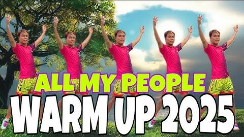 WARM UP 2025 (ALL MY PEOPLE) - DJ JIF REMIX - DANCE FITNESS WARM UP - choreo RFI RONALD