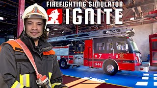 TESTING NEW FIRE FIGHTER SIMULATOR - Firefighting Simulator Ignite screenshot 4