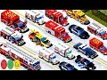 Xe Cứu Hỏa - Cứu Thương, Xe Cảnh Sát, Xe Cứu Hộ - Fire Truck - Police Car | TopKidsGames 277