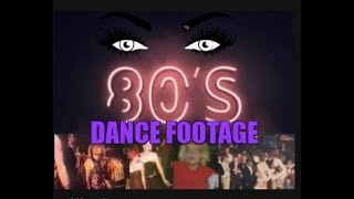 80s DISCOTHEQUE FOOTAGE OF DANCING