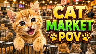 No Talking Cat Market POV 🐾 Real Kitten Livestream screenshot 3