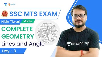 Complete Geometry: Lines and Angle | Day - 3 | Maths | SSC MTS | Nitin Tiwari | wifistudy studios