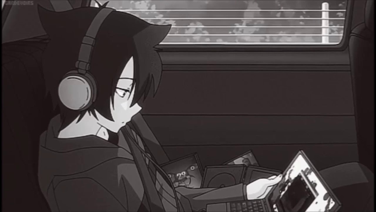 Sad Anime Boy Listening To Music / Sad anime music boy Anime Boy