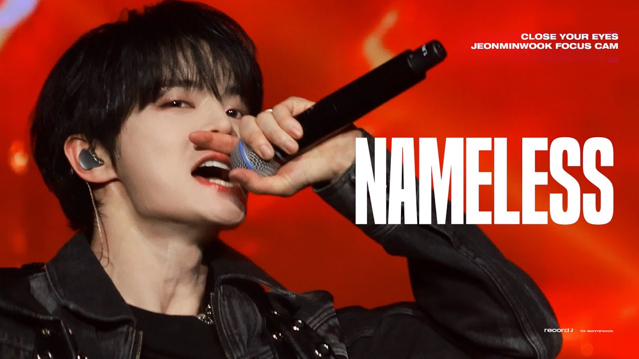 [4K] 260131 1ST TOUR [BEYOND YOUR EYES] IN SEOUL 'NAMELESS' 전민욱 직캠(JEONMINWOOK FanCam) @Olympic Hall