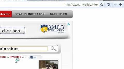 check who is invisible on yahoo messenger