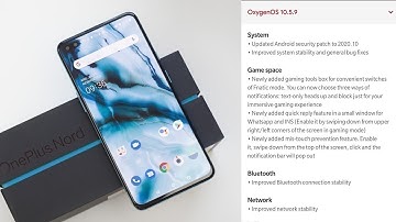 OnePlus Nord receiving OxygenOS 10.5.9 update with October 2020 Android security patch