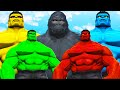 King Kong Vs Team Hulk معركة ملحمية 