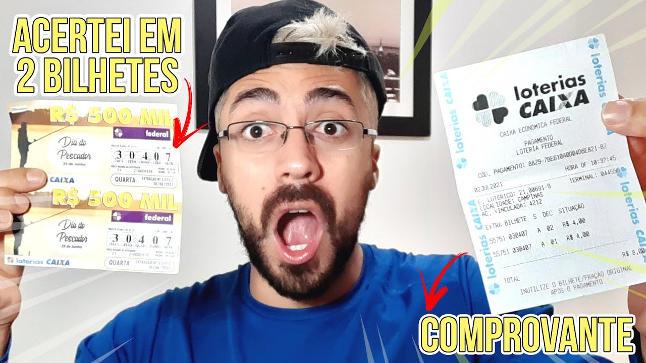 GANHEI! ACERTEI COM 2 BILHETES NA LOTERIA FEDERAL, UNIDADE FINAL, VEJA ...