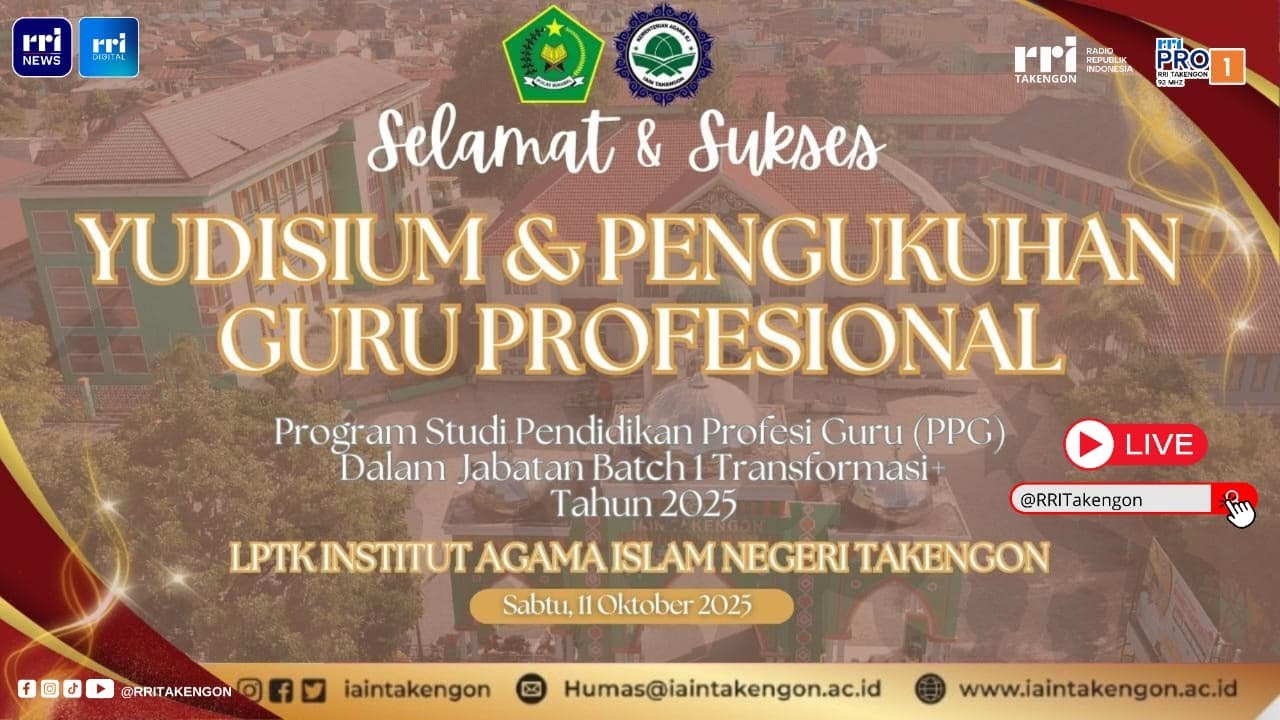 YUDISIUM & PENGUKUHAN GURU PROFESIONAL PROGRAM STUDI PENDIDIKAN PROFESI ...