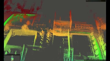 Applying a 3D slam algorithm (GLIM) to map our campus