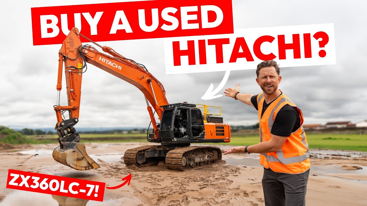 Introducing the Hitachi ZX375USLC-7 excavator - YouTube
