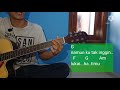 Chordkunci Gitar Arief haruskah aku mati(tutorial cordkunci gitar paling gampang untuk pemula)