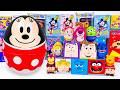 ASMR DISNEY Mickey Colour SQUISHY Mystery Toys UNBOXING | NO TALKING