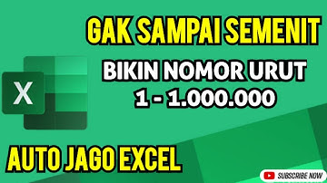 Cara Cepat Membuat Nomor Urut di Microsoft Excel