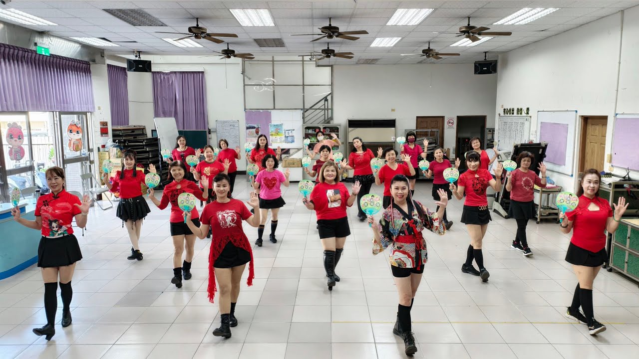 シモキタ音頭(下北音頭)日本團扇舞 林秀霞老師(舞蹈教學) 永康真好舞蹈班