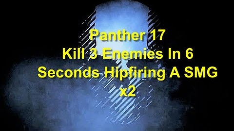 Ghost Recon Breakpoint : Panther Rank 17 : Kill 3 Enemies With A SMG Hip firing In 6 Seconds x2