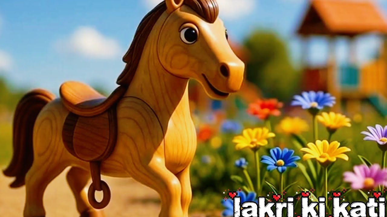 लकड़ी की काठी | Kids Rhymes in Hindi | 3D Cartoon Song | Baby Songs