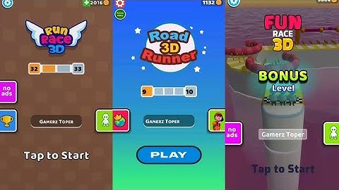 Fun Race 3D VS Run Race 3D VS Run Road COMPARE GAME || BY. GAMERZ TOPER