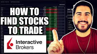 How to Use Stock Scanners in Interactive Brokers For Beginners Tutorial