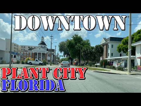 Plant City - Florida - 4K Downtown Drive