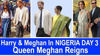 Duchess Meghan Wows In Lagos Nigeria - Nigeria Tour Day 3