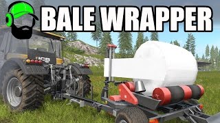 Farming Simulator 17 - How to use a bale wrapper to make silage