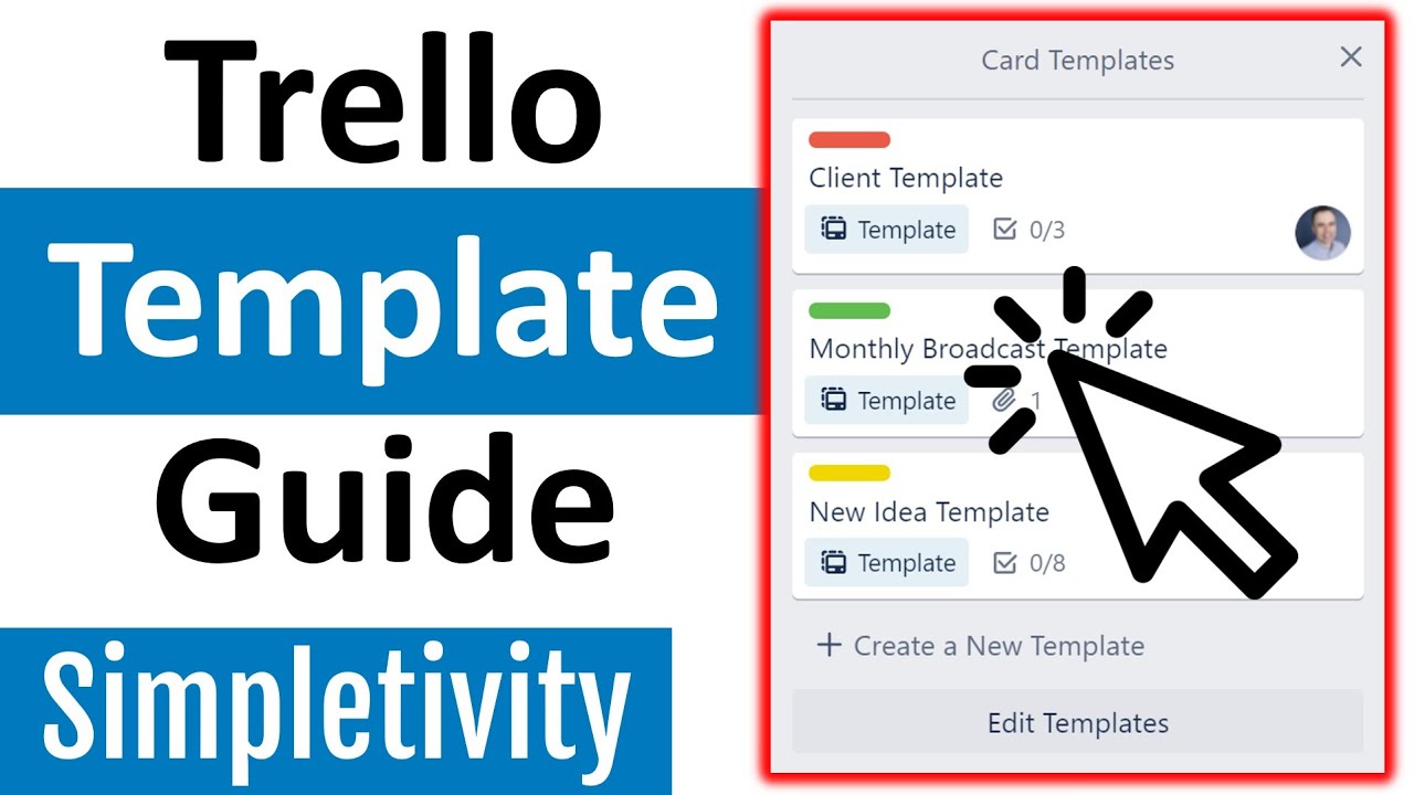 How to create Trello template boards and cards