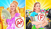 Rich Vs Poor Student Hacks Funny Rich Vs Broke School Situations By 123 Go School Youtube