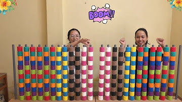 😂 Two Players Chaos in Color Ball Sorting | Satisfying ASMR Puzzle Showdown