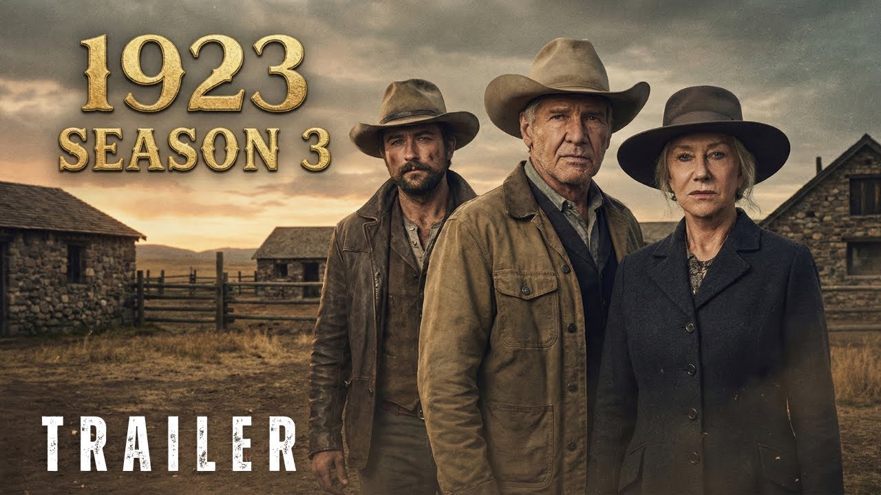 1923 — SEASON 3 (2026) – First Trailer | Harrison Ford, Helen Mirren, Brandon Sklenar