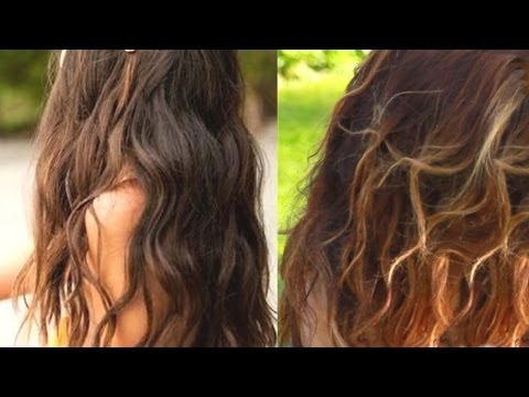 Heatless Beach Waves Tutorial + DIY Sea Salt Spray ♡