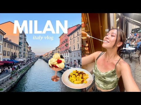 PLACES TO EAT AT IN MILAN | spontini pizza, panzerotti luini, navigli aperitivo, & more 🇮🇹