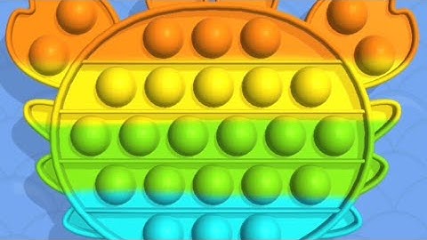 Pop it fidget 3D Gameplay ! Very relaxing and satisfying All Levels Gameplay Walkthrough Android iOS